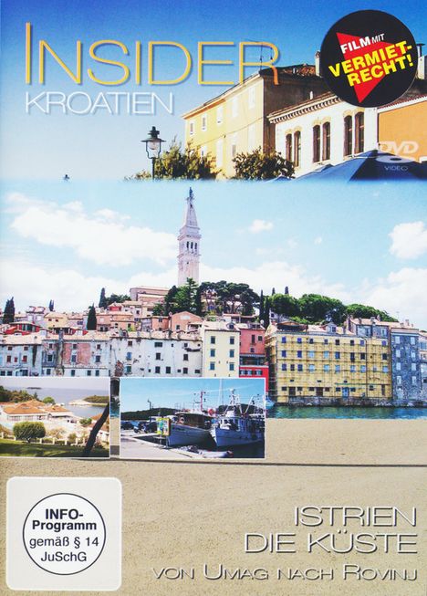 Kroatien: Istrien - Die Küste...von Umag nach Rovinj, DVD