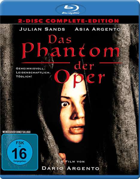 Das Phantom der Oper (1998) (Blu-ray &amp; DVD), 1 Blu-ray Disc und 1 DVD