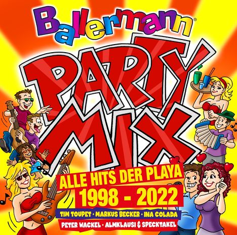 Ballermann Party Mix: Alle Hits Der Playa 2022, 2 CDs