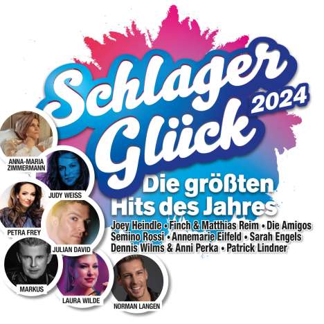 Schlager Glück 2024: Die Hits des Jahres, 2 CDs