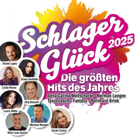 Schlager.Glück 2025: Die größten Hits des Jahres, 2 CDs