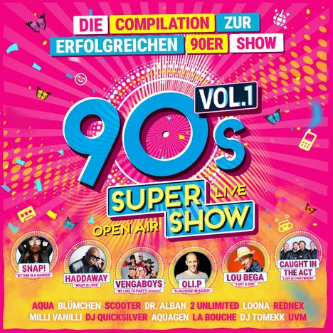 90s Super Show Vol. 1, 2 CDs