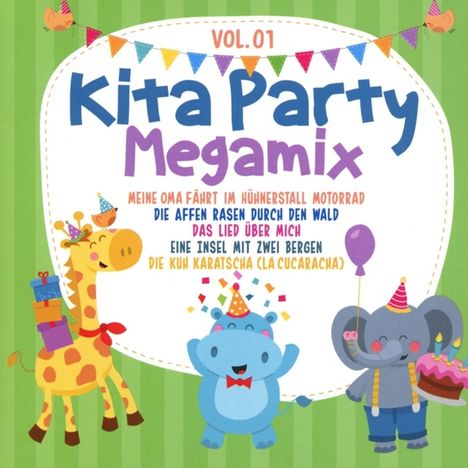 Kita Party Megamix Vol.1, 2 CDs
