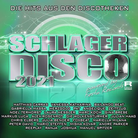 Schlager Disco 2021: Die Hits aus den Discotheken, 4 CDs