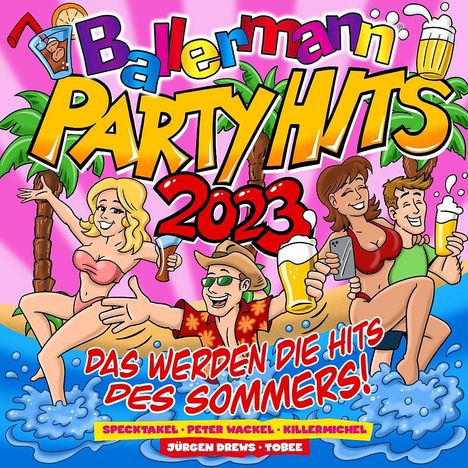 Ballermann Partyhits 2023: Das werden die Hits des Sommers, 2 CDs