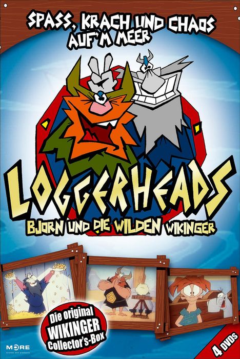 Loggerheads - Björn und die wilden Wikinger, 4 DVDs