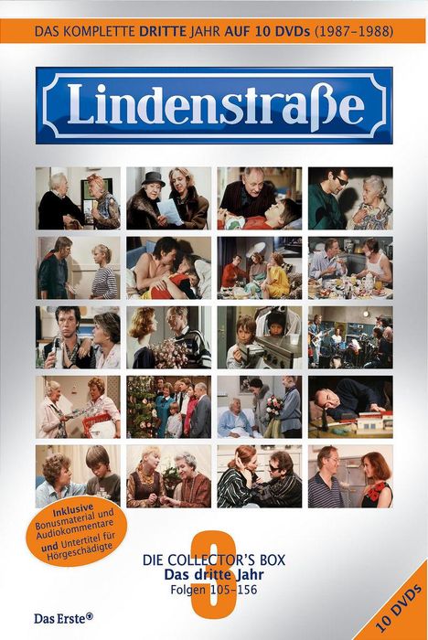 Lindenstraße Staffel 3, 10 DVDs