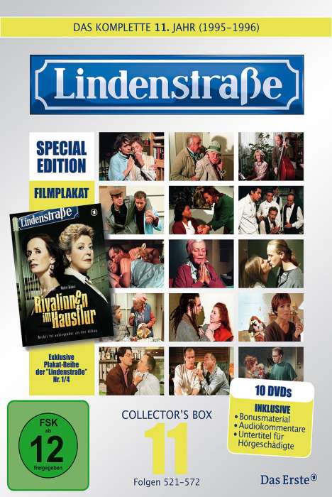 Lindenstraße Staffel 11 (+Poster der Filmplakat-Kampagne), 10 DVDs