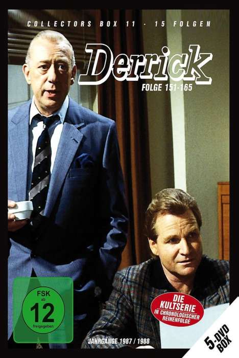 Derrick Collector's Box Vol. 11 (Folgen 151-165), 5 DVDs