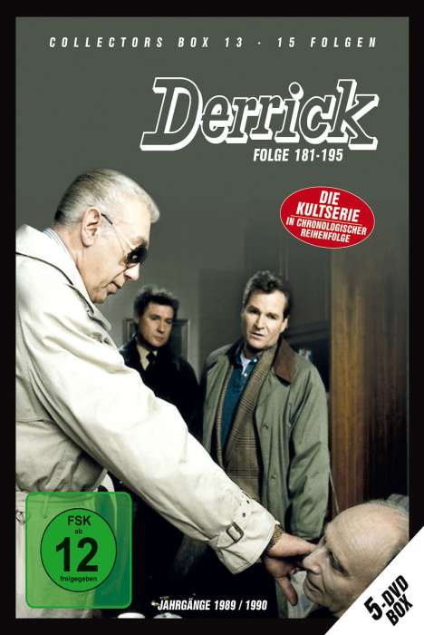 Derrick Collector's Box Vol. 13 (Folgen 181-195), 5 DVDs