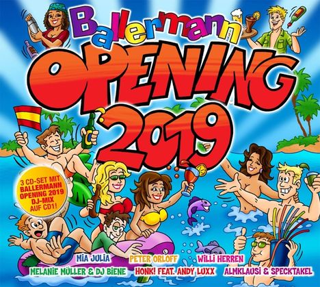 Ballermann Opening 2019, 3 CDs