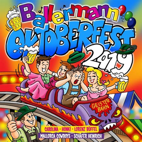 Ballermann Oktoberfest 2019, 2 CDs