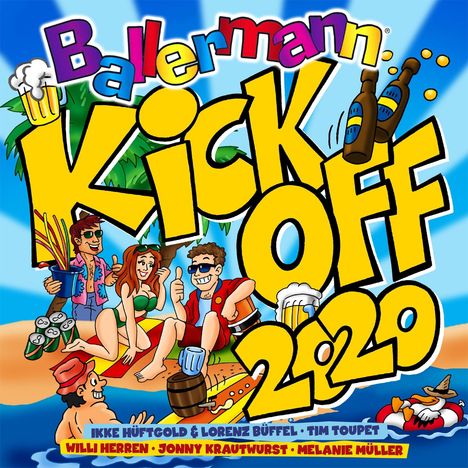 Ballermann Kick Off 2020, 2 CDs