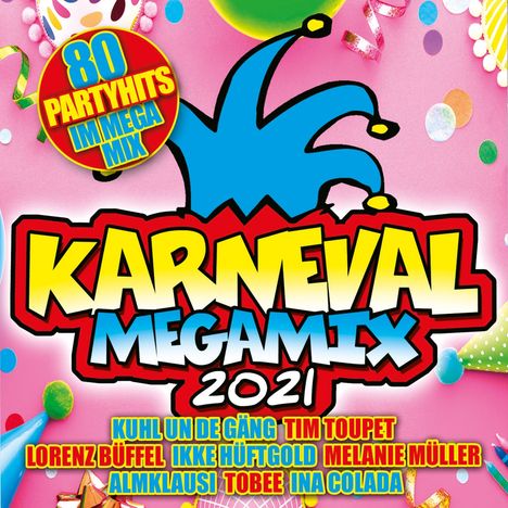 Karneval Megamix 2021, 2 CDs