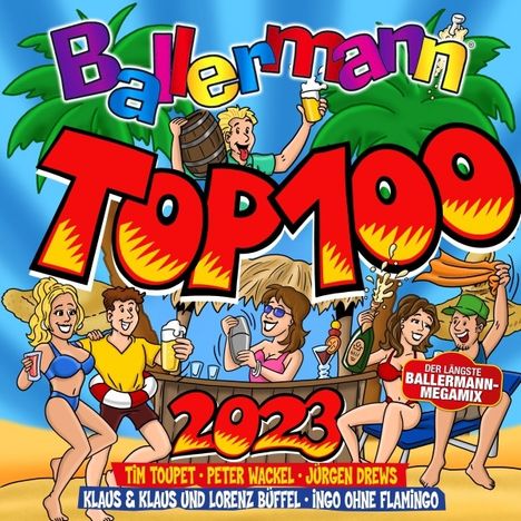 Ballermann Top 100 2023, 2 CDs