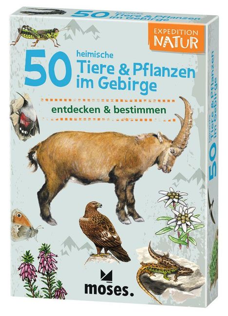 Carola von Kessel: 50 heimische Tiere &amp; Pflanzen im Gebirge, Spiele