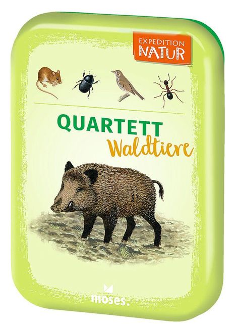 Bärbel Oftring: Expedition Natur Quartett Waldtiere, Spiele