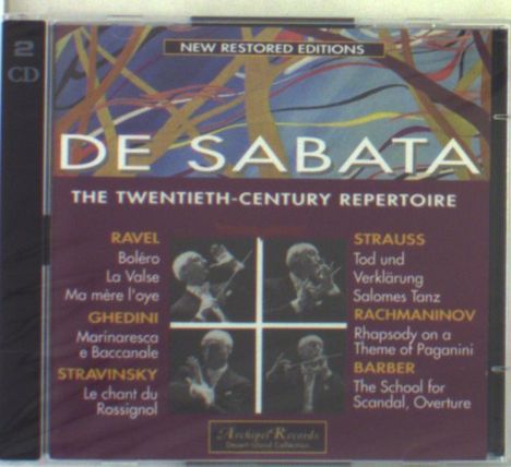 Victor de Sabata - 20th Century Repertoire, 2 CDs