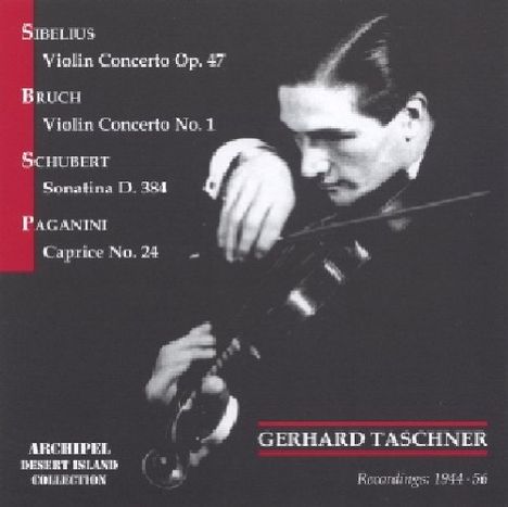 Gerhard Taschner spielt Violinkonzerte, CD