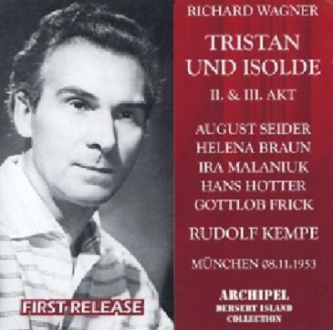 Richard Wagner (1813-1883): Tristan und Isolde (2.& 3.Akt), 2 CDs