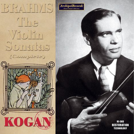 Johannes Brahms (1833-1897): Sonaten für Violine &amp; Klavier Nr.1-3, CD