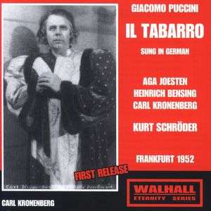 Giacomo Puccini (1858-1924): Il Tabarro (in deutscher Sprache), CD