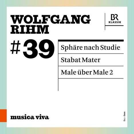 Wolfgang Rihm (1952-2024): Sphäre nach Studie für 6 Instrumentalisten, CD