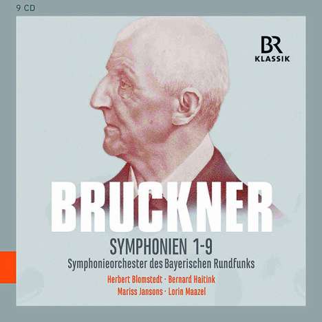 Anton Bruckner (1824-1896): Symphonien Nr.1-9, 9 CDs