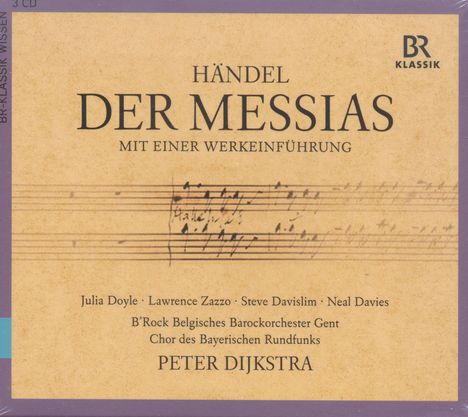 Georg Friedrich Händel (1685-1759): Der Messias (mit Werkeinführung), 3 CDs