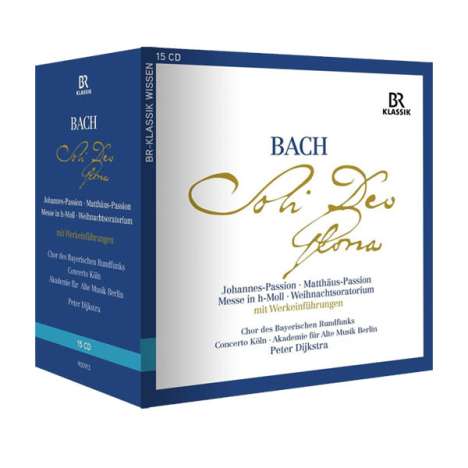 Johann Sebastian Bach (1685-1750): Die großen geistlichen Werke "Soli Deo Gloria" (mit Werkeinführungen), 15 CDs