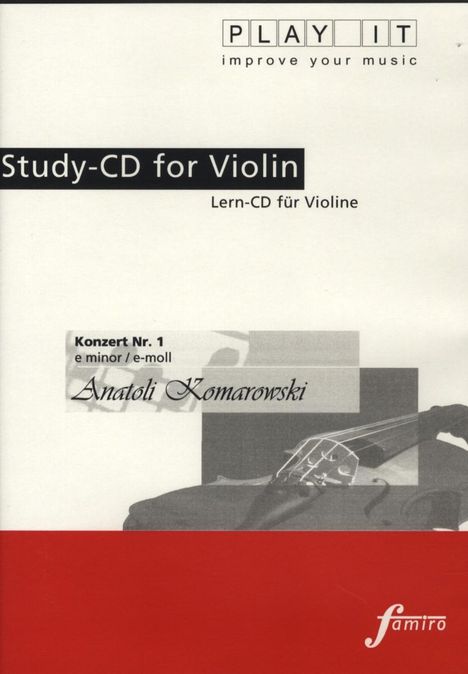Play-it Studio-CD Violine: Anatoli Komarowski, CD