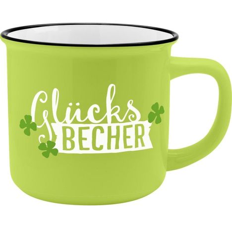 Gruss und Co 45782 Glücksbecher, New Bone China Porzellan, 35 cl, Diverse
