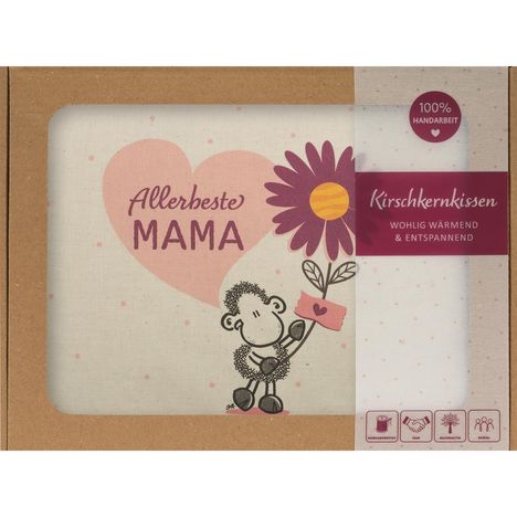 Sheepworld Kirschkernkissen Motiv "Allerbeste Mama", Diverse