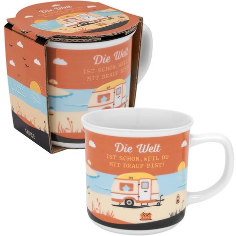 Tasse Motiv Fernweh Meer, in Geschenkbox, Diverse