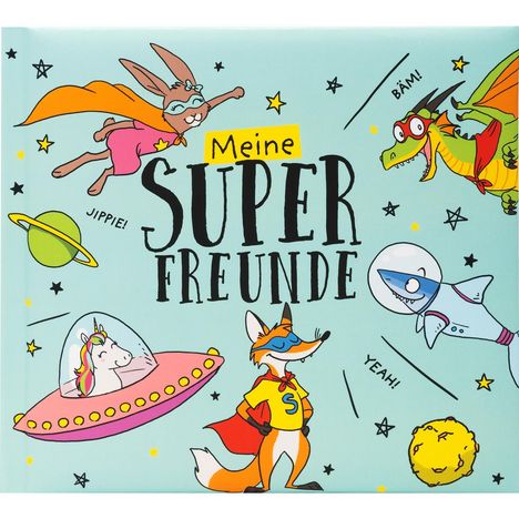 GRUSS &amp; CO Freundebuch Motiv "Superfreunde", Buch