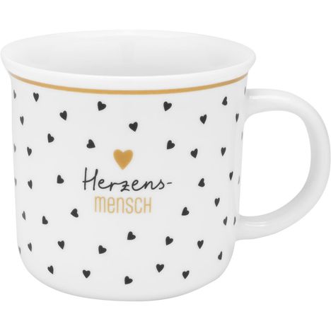 GRUSS &amp; CO Tasse mit Motiv Herzensmensch - Lieblingstasse in Geschenkbox, Diverse