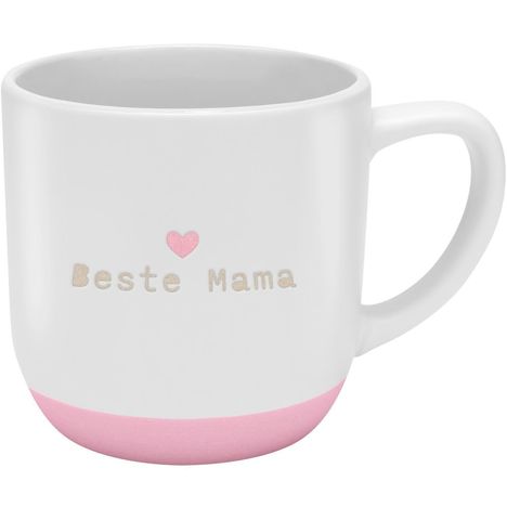 GRUSS &amp; CO Tasse rund graviert, Motiv "Beste Mama", Diverse