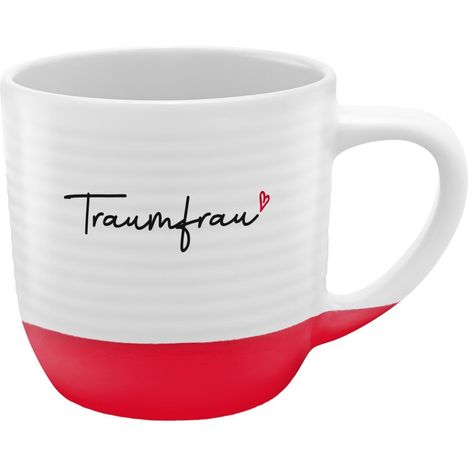 GRUSS &amp; CO Tasse Rillen, Motiv "Traumfrau", Diverse