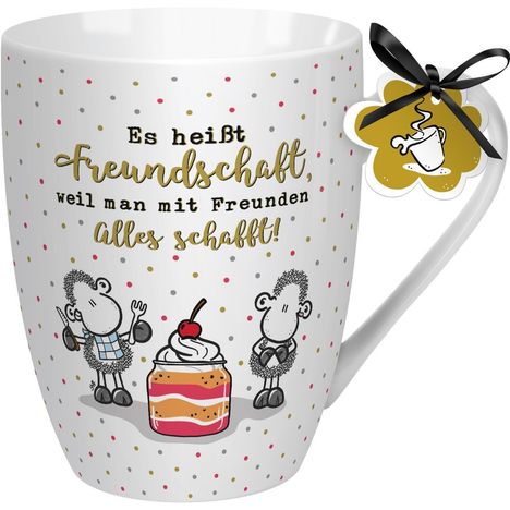 Lieblingstasse 59612 "Es heißt Freundschaft, weil man mit Freunden alles schafft", Merchandise