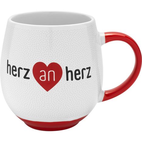 Tasse Motiv "Herz an Herz", Diverse