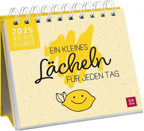 Mini-Wochenkalender 2025: Ein kleines Lächeln für jeden Tag, Kalender