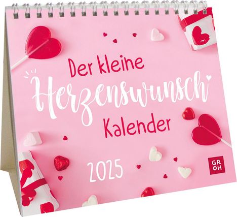 Mini-Kalender 2025: Der kleine Herzenswunschkalender, Kalender