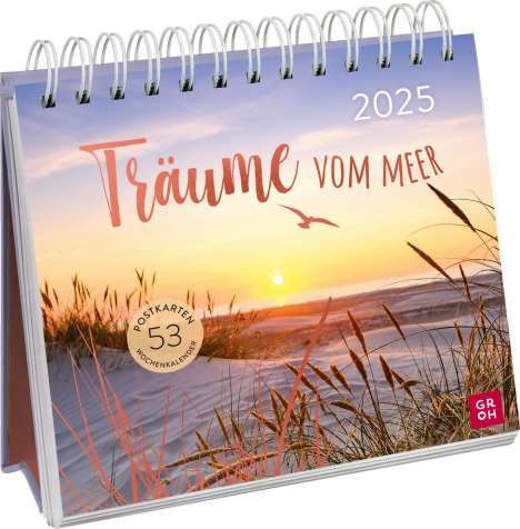 Postkartenkalender 2025: Träume vom Meer, Kalender