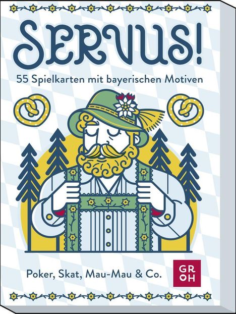 Servus! 55 Spielkarten mit bayerischen Motiven, Spiele