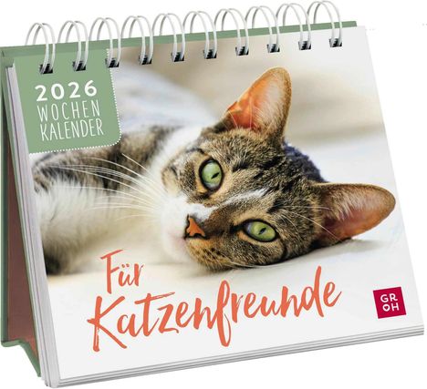 Mini-Wochenkalender 2026: Für Katzenfreunde, Kalender