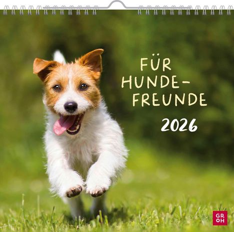 Wandkalender 2026: Für Hundefreunde, Kalender