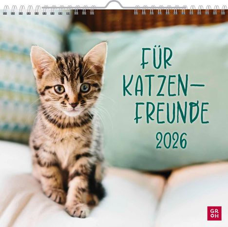 Wandkalender 2026: Für Katzenfreunde, Kalender