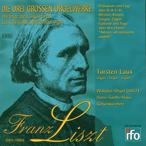 Franz Liszt (1811-1886): Orgelwerke, CD