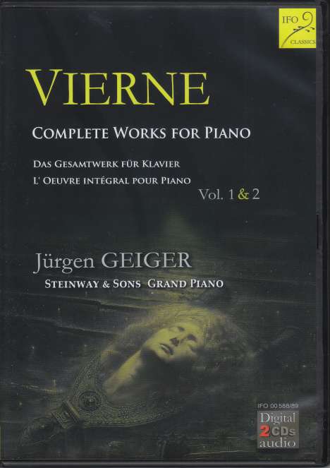 Louis Vierne (1870-1937): Klavierwerke, 2 CDs