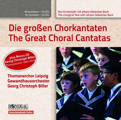 Thomanerchor Leipzig - Das Kirchenjahr mit Bach, 11 CDs